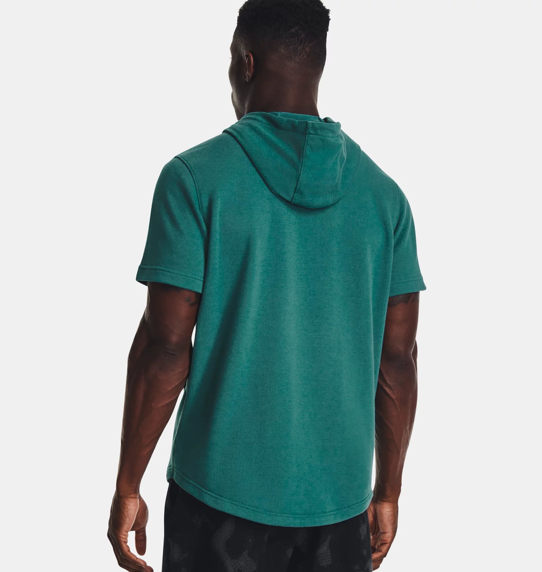 Hanorace & Pulovere -  under armour Project Rock Terry Short Sleeve Hoodie